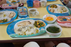 ガッツリの保育園の給食。